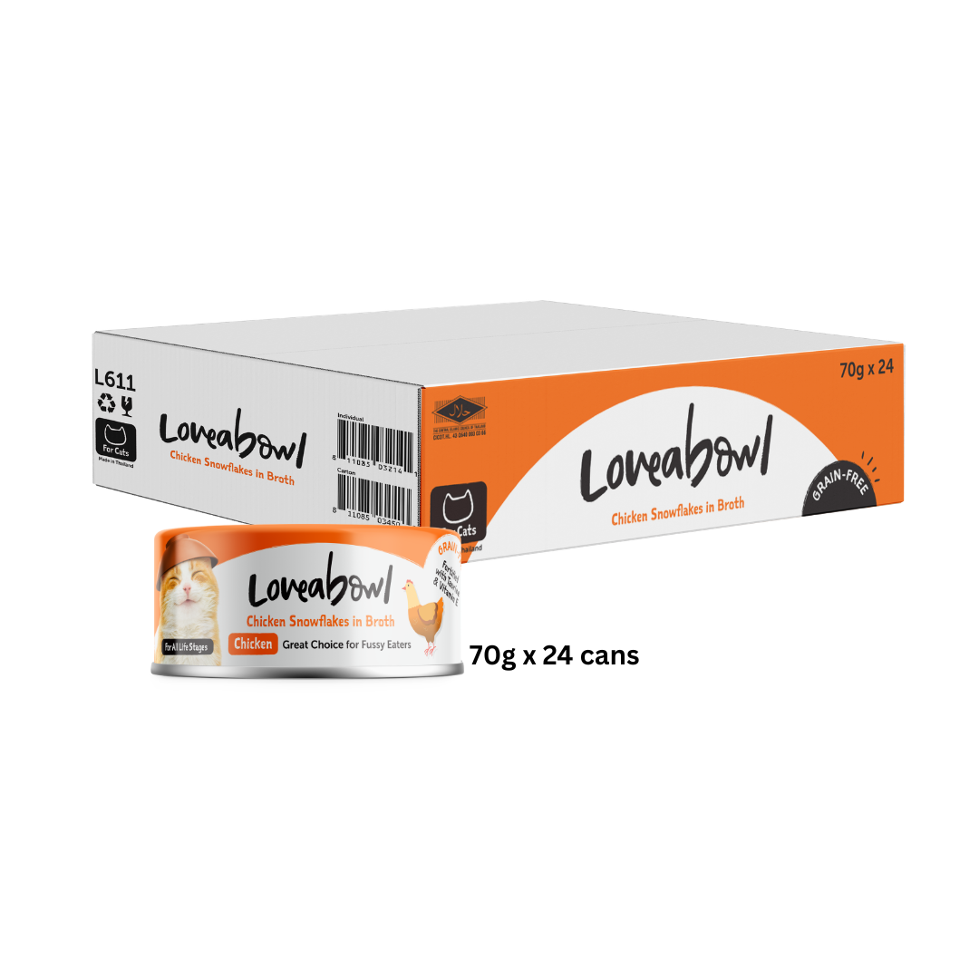 Loveabowl Cat Canned Food - Chicken/Tuna Base (24 Cans/Carton)