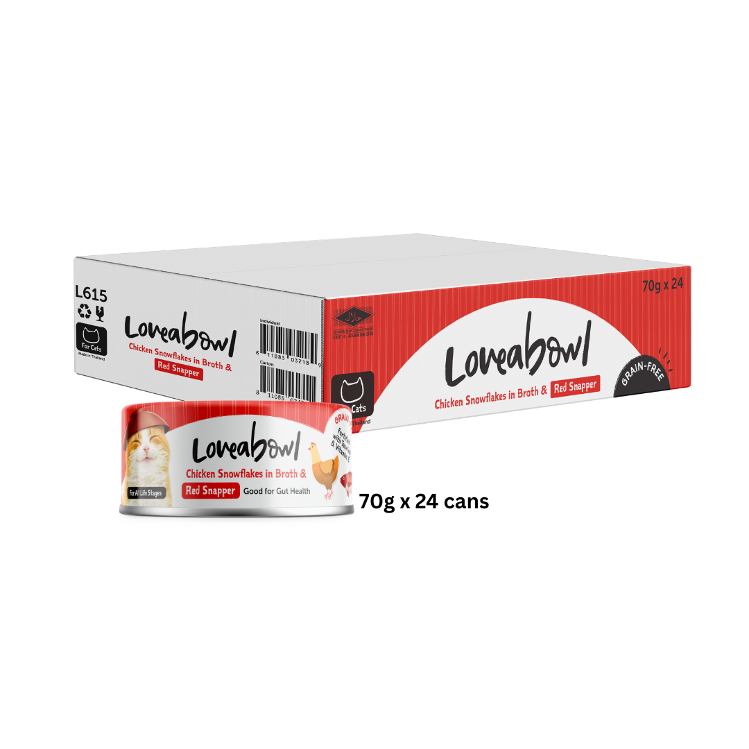 Loveabowl Cat Canned Food - Chicken/Tuna Base (24 Cans/Carton)