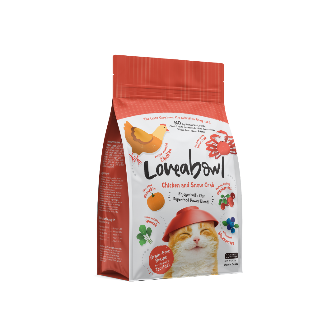 Grain Free Dry Cat Food - Chicken & Crab 150g