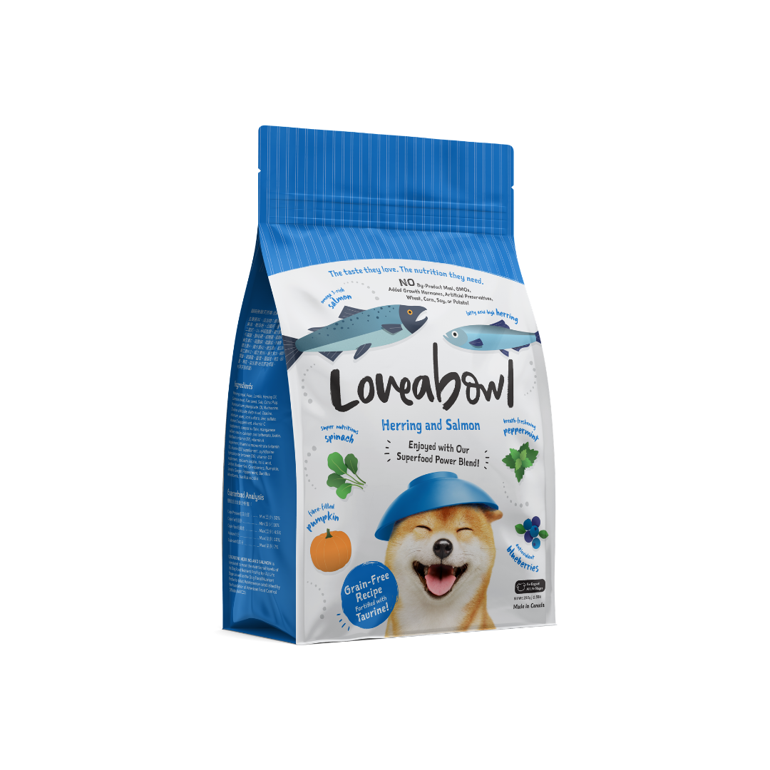 Grain Free Dry Dog Food - Herring & Salmon 250g