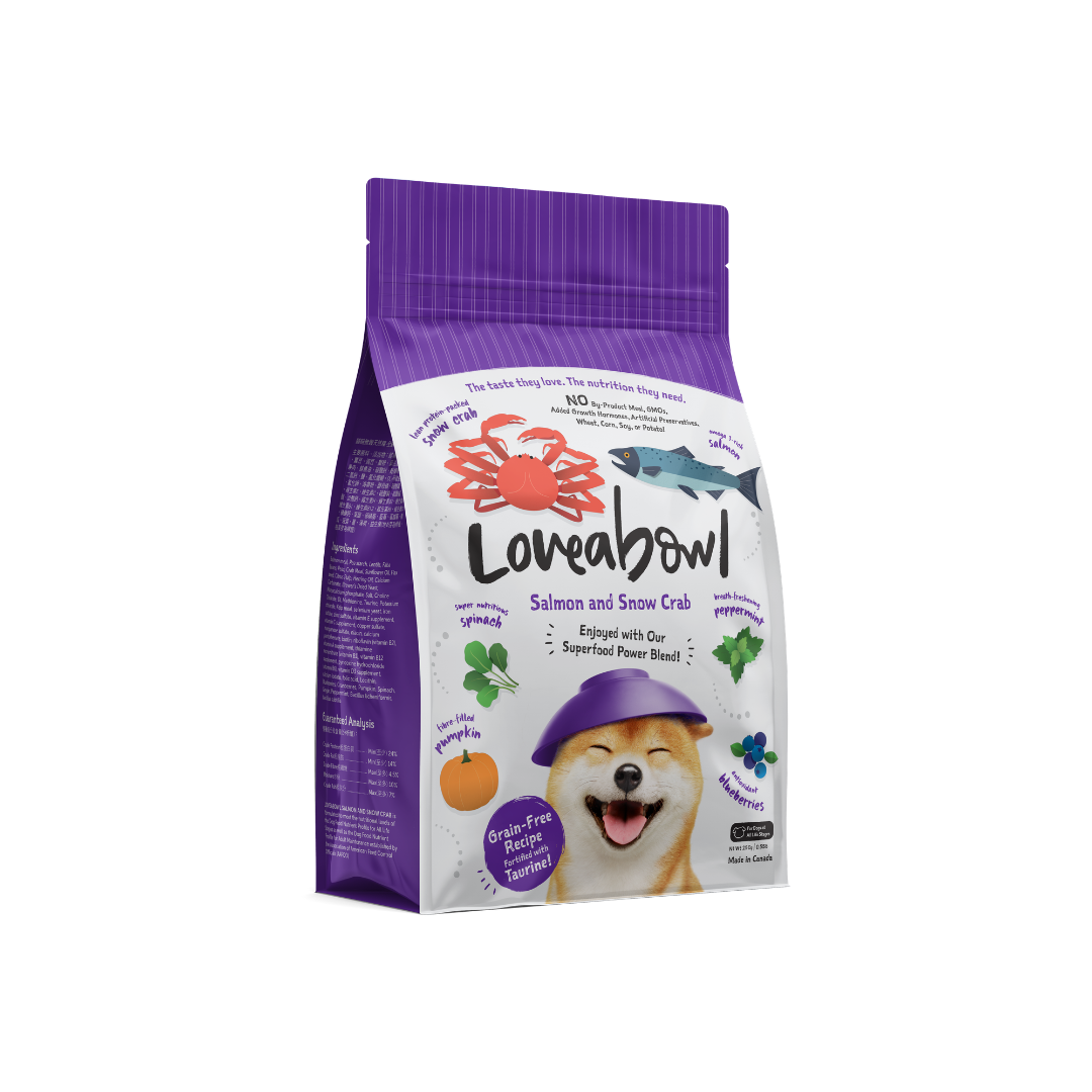 Grain Free Dry Dog Food - Salmon & Snow Crab 250g
